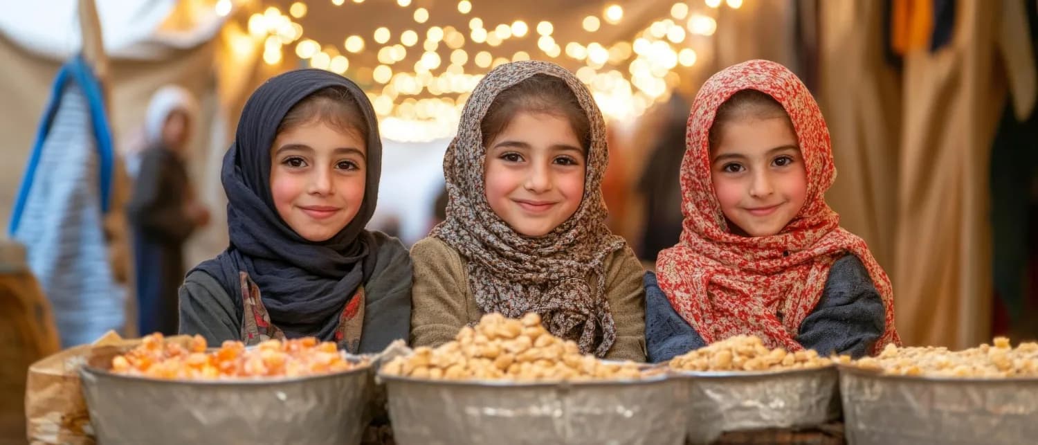 Food distribution to children